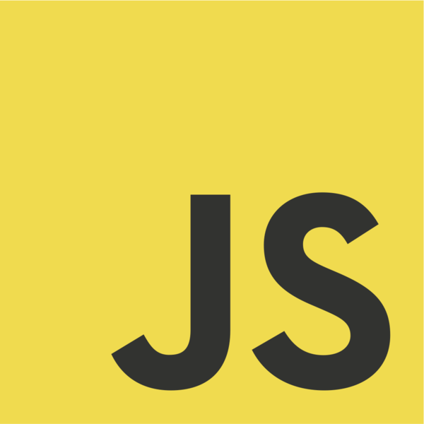 A yellow JavaScript logo